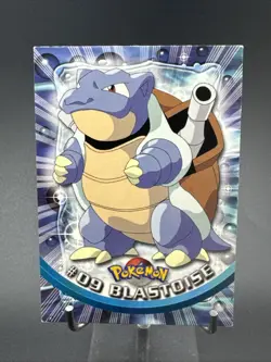 Blastoise #09 - NON-HOLO - SERIES 1 - TOPPS Pokemon Card Blue logo - Image 1