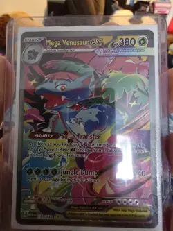 Pokemon TCG Mega Venusaur Ex Mega Evolution Special Illustration Rare Card - Image 1