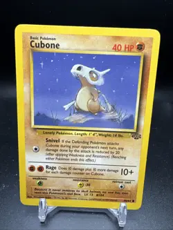 Pokemon Vintage Trading Card 50/64 Cubone - Image 1