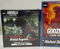 Godzilla Card Game Lot of 2 Booster Boxes Set 1 & 2 + Heisei Series Starter Deck - Image 2