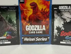Godzilla Card Game Lot of 2 Booster Boxes Set 1 & 2 + Heisei Series Starter Deck - Image 3