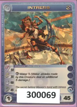 (300069) INTRESS 50/30/50/45/45 SUPER RARE Premium Pack Foil Chaotic Card - Image 1