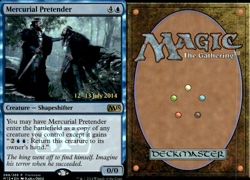 Magic the Gathering -MTG- Foil Mercurial Pretender LP - Image 1