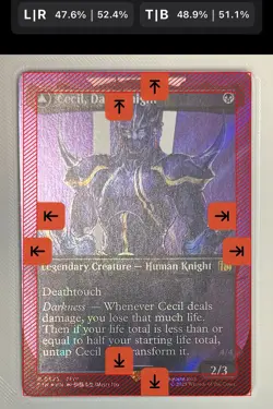 Cecil, Dark Knight (Grade Ready) (Surgefoil) (Borderless) MTG:FIN 0525 - Image 3