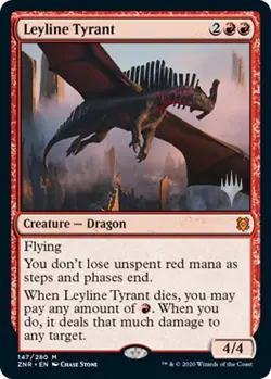 Leyline Tyrant - Promo Pack: Zendikar Rising (PPZNR) (FOIL) NM Never Played - Image 1