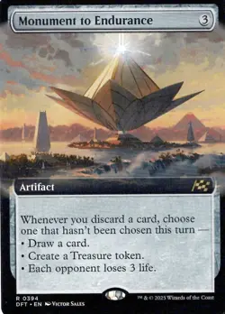 Monument to Endurance | Extended Art | NM | MTG | 0394 | Rare | DFT - Image 1