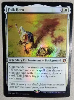 Folk Hero - CL: Battle for Baldur's Gate (CLB) - Mythic Foil - MP - Free Ship - Image 1