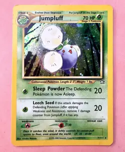 Jumpluff 7/111 Neo Genesis Holo - Pokemon TCG English MP/HP - Image 1