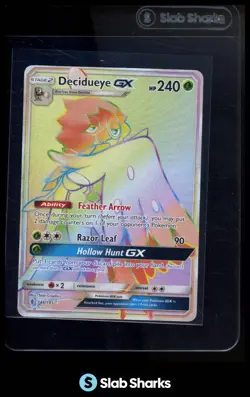 2017 POKEMON SUN & MOON GUARDIANS RISING #146/145 DECIDUEYE SECRET - Image 1