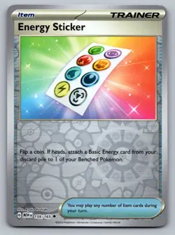Pokemon TCG SV: Scarlet & Violet 151 Energy Sticker 159/165 Reverse Holo - Image 1
