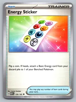 Pokemon TCG SV: Scarlet & Violet 151 Energy Sticker 159/165 - Image 1