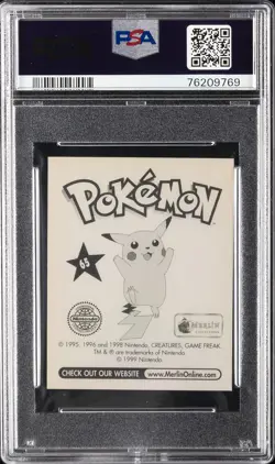 1999 MERLIN POKEMON #65 ALAKAZAM PSA 10 - Image 2