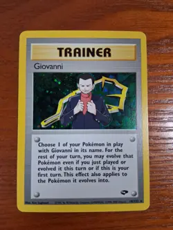 Giovanni 18/132 Gym Challenge, Pokemon TCG, LP, Holo Rare - Image 1