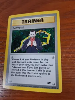 Giovanni 18/132 Gym Challenge, Pokemon TCG, LP, Holo Rare - Image 2