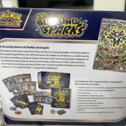 Pokemon Scarlet Violet Surging Sparks ETB Elite Trainer Box Sealed - Image 3
