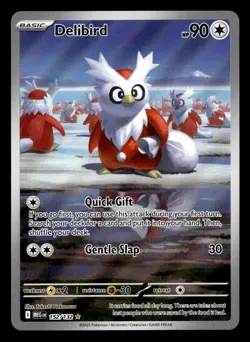 Delibird (Illustration Rare) 152/132 Pokemon Mega Evolution Base Set - Image 1