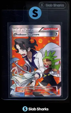 2016 POKEMON XY STEAM SIEGE #114/114 PROFESSOR SYCAMORE ULTRA RARE - Image 1