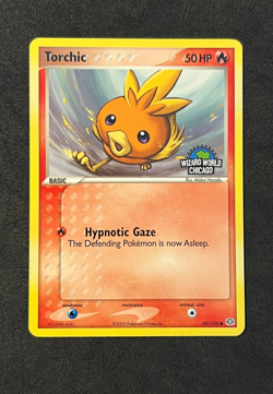 Pokemon TCG- Torchic Wizard World Chicago Rare Promo 2005 Ex Emerald #69 -NM - Image 1