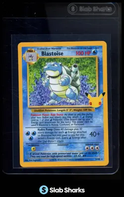 2021 POKEMON SWORD & SHIELD CELEBRATIONS #2/102 BLASTOISE CLASSIC COLLECTION - Image 1