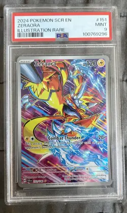2024 Pokemon SCR en - Zeraora - #151 Illustration Rare PSA 10 - Image 2