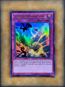 Yugioh Sinister Shadow Games DUEA-EN072 Ultra Rare 1st Ed LP - Image 1