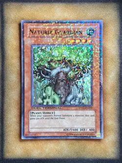 Yugioh Naturia Guardian DT02-EN009 Duel Terminal Super Rare LP - Image 1