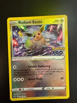 Radiant Eevee SWSH230 SWSH: Sword & Shield Promo Cards Holo - Image 1