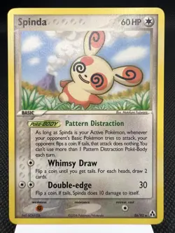 Spinda 26/92 - Rare - EX Legend Maker Pokemon Card MINT - Image 1