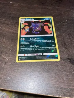 Greninja Charizard Shadow 117/214 LP Reverse Holo Unbroken Bonds Pokemon Card! - Image 1