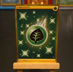 Pokemon TCG Grass Energy Fusion Strike Holo Card 283/264 Secret Rare - Image 1