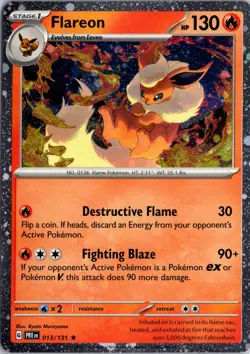 Flareon - (Cosmos Holo) Holo Promo SV: Scarlet & Violet Promo Cards 167 NM - Image 1