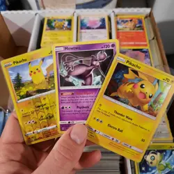 Pokemon 12 Card Lot. Pikachu. Alcremie. Mewtwo. Blissey. - Image 1
