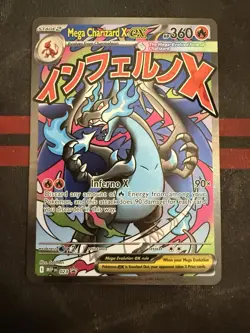 Mega Charizard Ex Black Star Promo 023 - Mega Charizard Ex UPC Promo Card Mint - Image 2