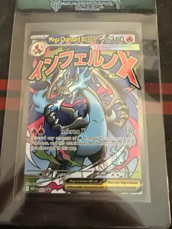 Mega Charizard Ex Black Star Promo 023 - Mega Charizard Ex UPC Promo Card Mint - Image 3