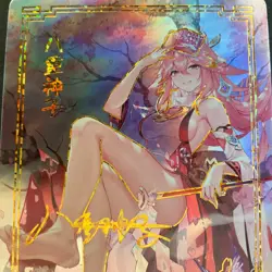 SZR Card - Goddess Story - The Heart of Dimension - Anime Foil - Yae Miko - 03 - Image 3