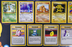 MP/HP (Unlimited) COMPLETE Pokemon BASE Set 16-Card RARE Non-Holo 102 WOTC - Image 2