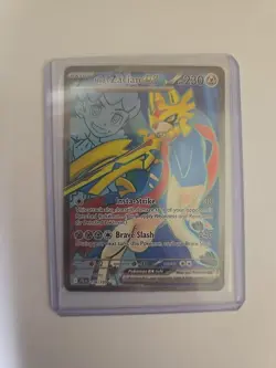 Pokemon TCG Journey Together Hops Zacian EX Card 176/159 Ultra Rare - Image 1