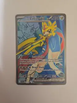 Pokemon TCG Journey Together Hops Zacian EX Card 176/159 Ultra Rare - Image 4