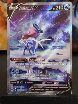 Suicune V GG38/GG70 Crown Zenith: Galarian Gallery Pokemon Card - Image 5