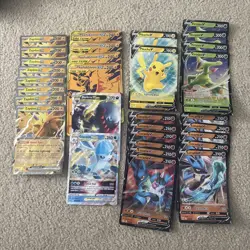 POKEMON JUMBO HOLO CARD LOT x31 - Pikachu, Glaceon, Virizion, Lucario, Zapdos - Image 1