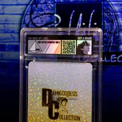 Asuka Langley Waifu Card Encased DC Label Gold Foil Demigoddess Collection SLAB - Image 3