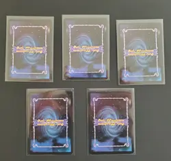 1997 Ani-Mayhem Dragon Ball Z Ultra Rare 5/5 Foil Card Set - Image 2