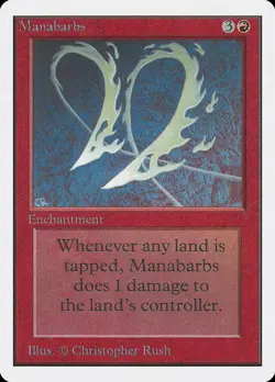 MTG Manabarbs Unlimited Magic the Gathering - Image 1