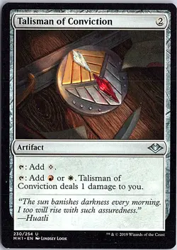 Talisman of Conviction U Modern Horizons 230 LP MTG - Image 1