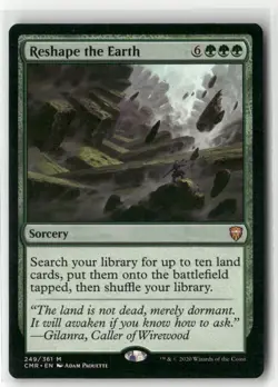 Magic the Gathering Reshape the Earth Commander Legends #249 - Image 1