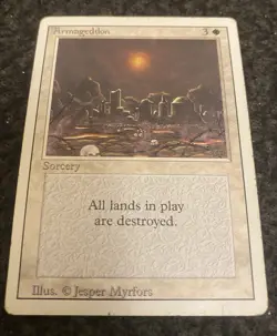 English - MTG Armageddon - LP/MP - Unlimited Edition (Ship In Sleeve & Top load) - Image 1