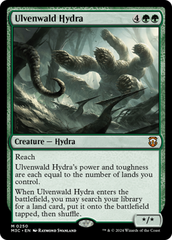 Ulvenwald Hydra #250 | Near Mint | Modern Horizons 3 Commander Magic MTG - Image 1