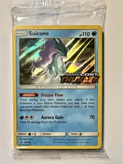 Pokemon TCG - Suicune SM149 Lost Thunder 2018 Pre Release Promo Deck Sealed NM+ - Image 1