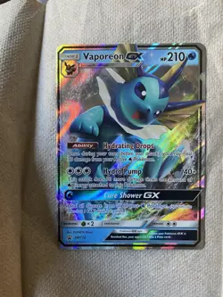 Vaporeon Gx Sm172 Promo Sun & Moon Pokemon TCG (NM) - Image 1