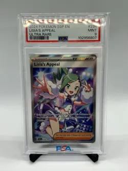 Lisia's Appeal Pokemon TCG 234/191 Ultra Rare - Surging Sparks Pokemon PSA 9 - Image 1